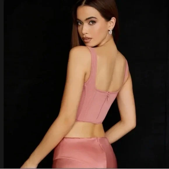 House of CB Edetta Rose Corset Top - Picture 3 of 10